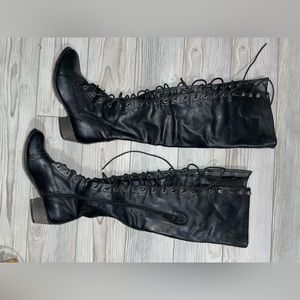 Over the Knee Lace-up Boots